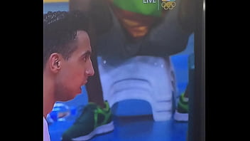 Mexican can't resist to big cock bulge