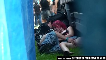 Paying blowjob and fucking the bitch in public